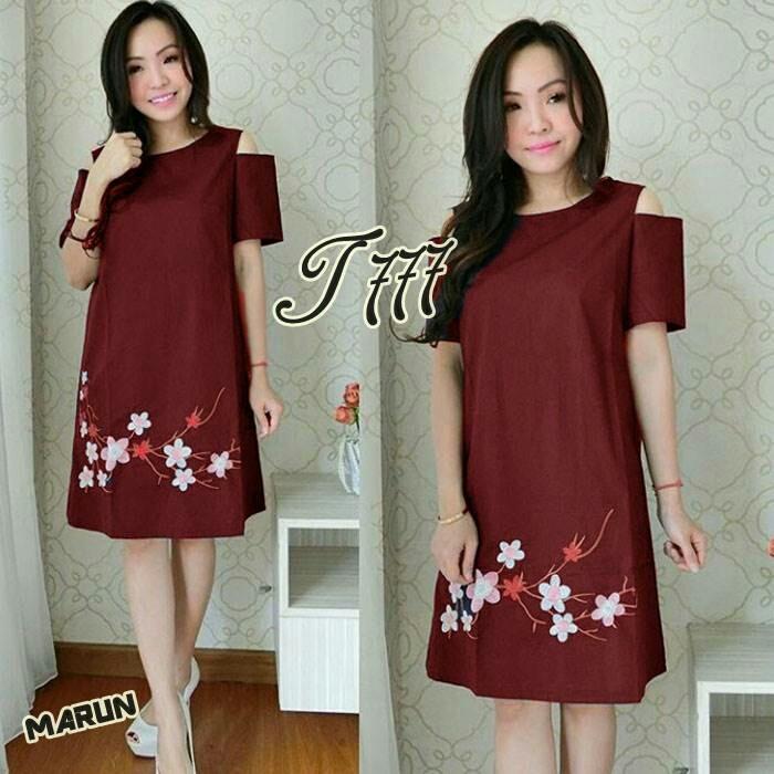 J&C Dress Momon Bordier / Mini Dress / Dress Wanita / Dress Korea / Blouse Wanita / Blouse Denim / Atasan Denim Wanita / Atasan Wanita / Atasan Model Tank Top / Blouse Korea / Atasan Model Korea