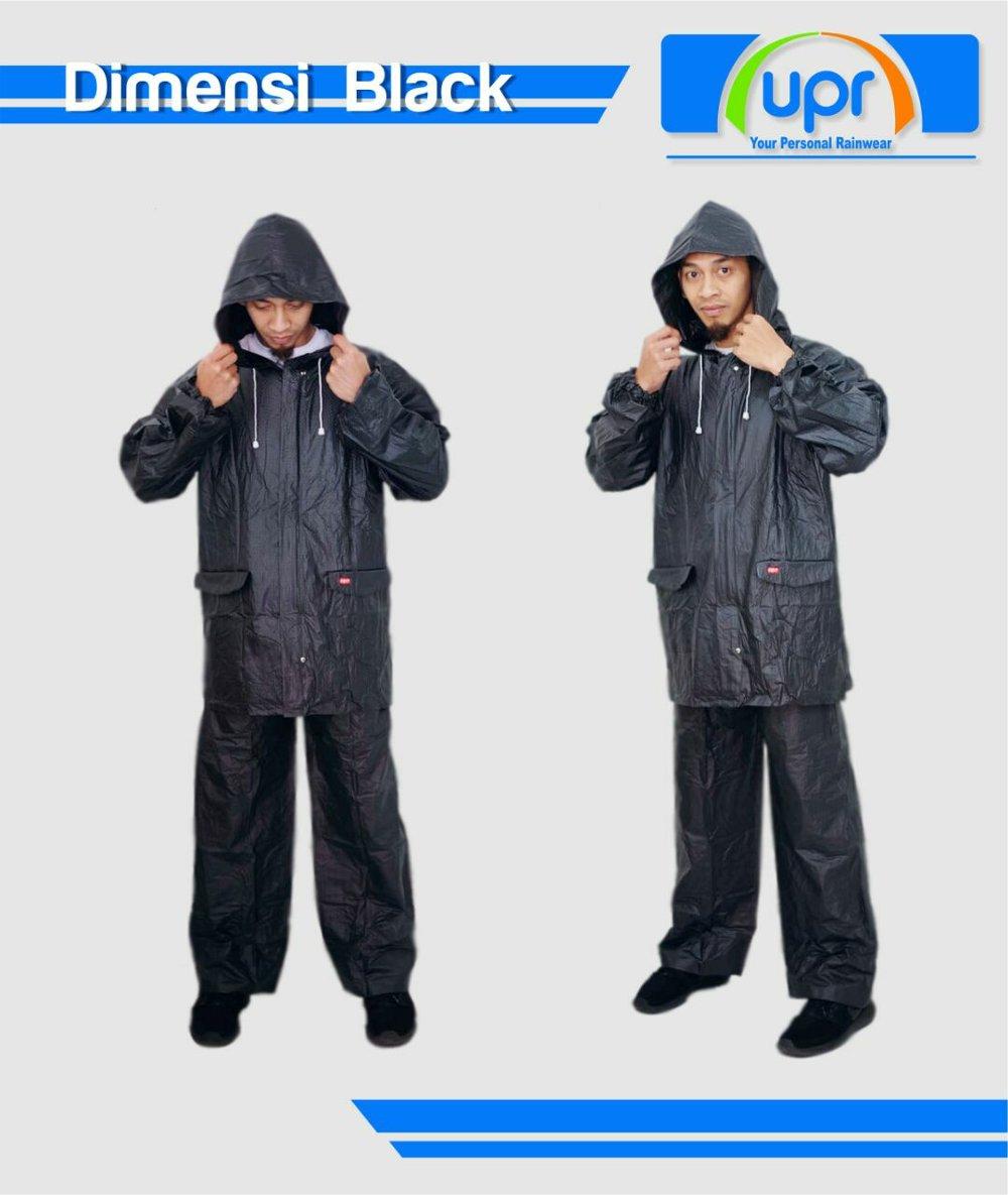 jas hujan upr black dimensi L di lapak Depo Jas Hujan ljbandung