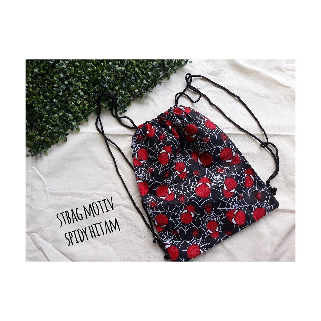 Stringbag spidy hitam