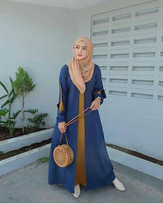 Baju Murah Terbaru Gamis Britasya maxi Dress Baju Baloteli Baju Terusan Wanita Gamis Casual Baju Panjang Baju Wanita Gamis Syari Baju Muslim Simple Terbaru 2018