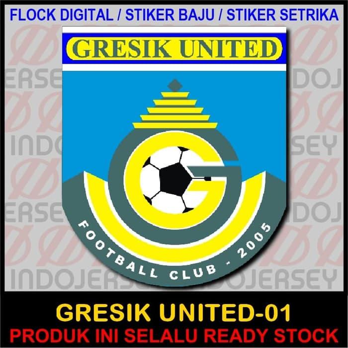 Harga Spesial!! Patch Flock Setrika - Logo Indonesia - Gresik United 01 - ready stock