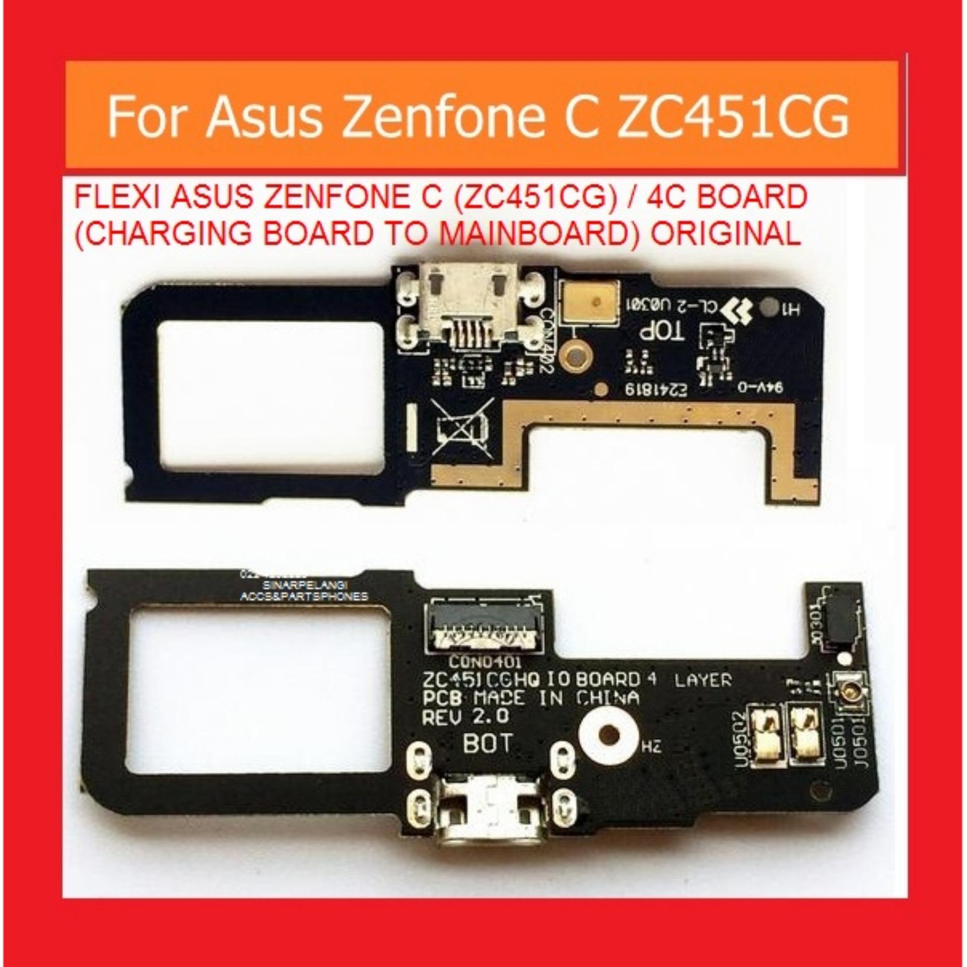 ASUS ZENFONE C ZC451CG ZC451 Z007 ZENFONE 4C FLEXI FLEX FLEXIBLE FLEKSIBEL PORT CONNECTOR KONEKTOR CHARGER MICROPHONE ORI ORIGINAL 904243