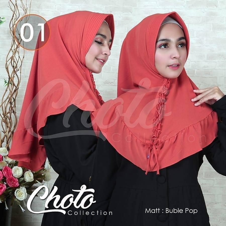 deNLaku JILBAB INSTAN ORENS REMPEL/CHOTO COLLECTION / BERGO INSTAN / KHIMAR SYARI /Hijab Terbaru dan Terlaris
