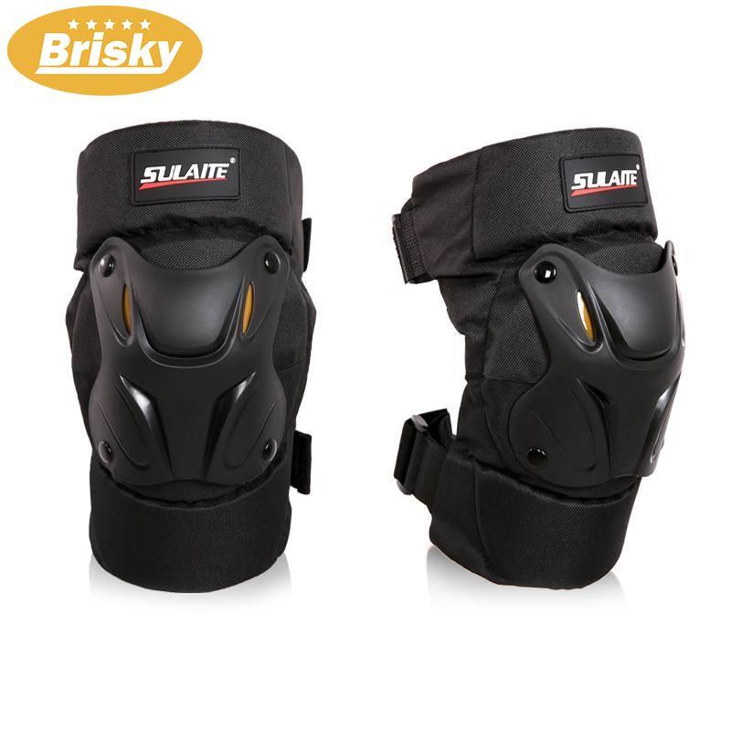 Brisky 1pair Black Motorcycle Motocross Racing Knee Pads Off Road Gear Protector By Brisky