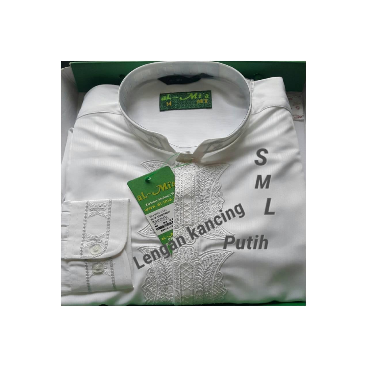 Promo Baju Koko aL Mi a Lengan panjang kancing manset Terlaris