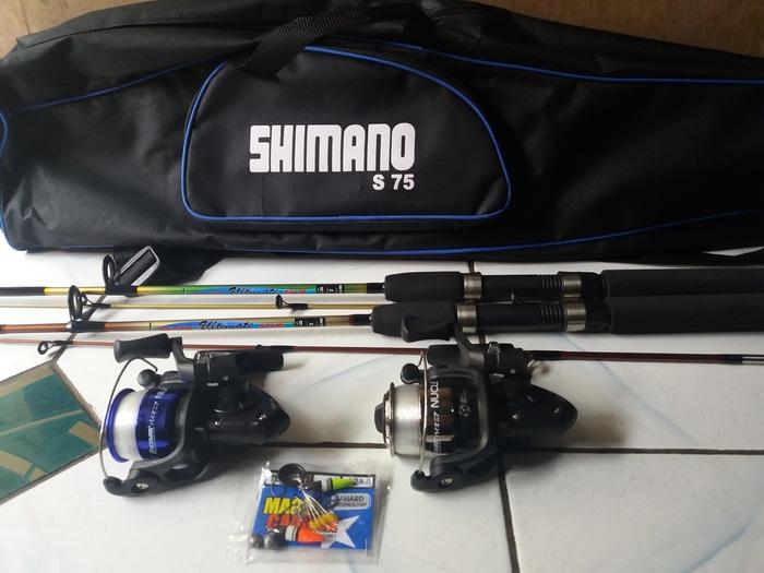 2 Set Alat Pancing Kolam Komplit JAPAN QUALITY