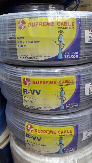 Promo Kabel Telepone Isi 4 ITC 2 Pair (2x2x0,6) / Kabel Telpon Supreme Original
