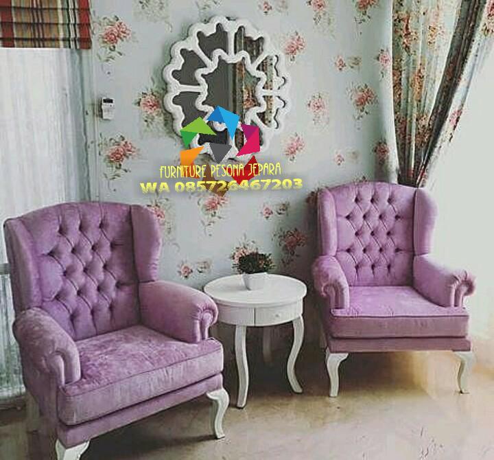 Kursi sofa set Meja, Sofa dudukan 1. PESONA JEPARA 03