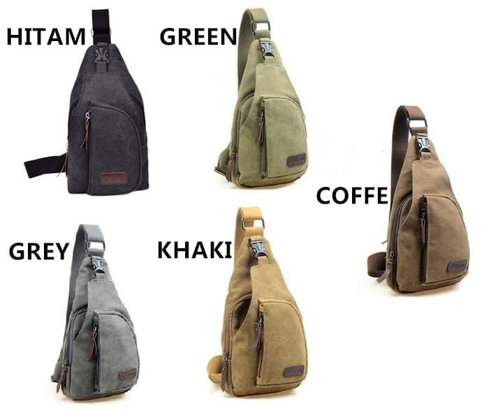 Tas selempang tas sl empang pria sling bag backpack kanvas FLISH / Aneka Tas Salempang Pria Terbaru Murah / Tas Salempang Keren Terlaris