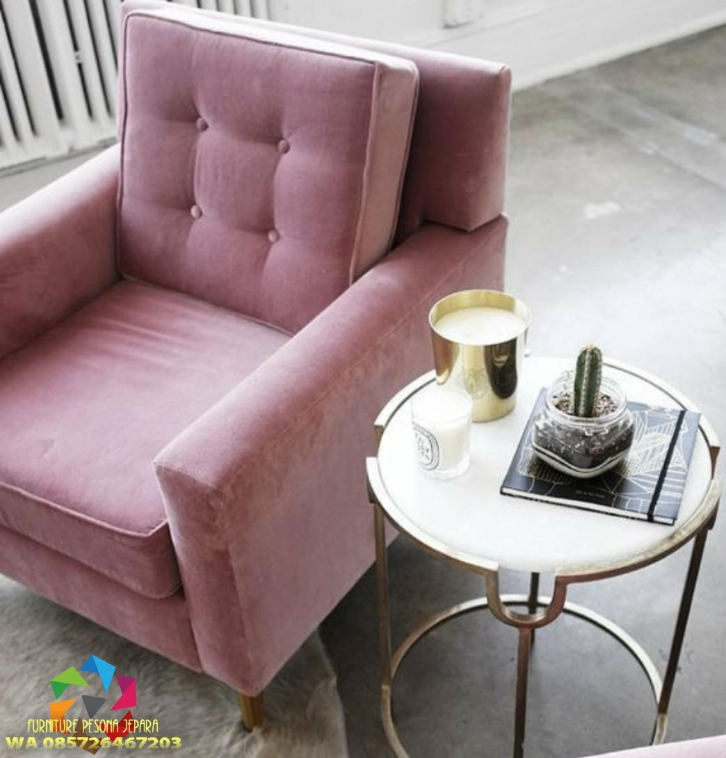 Sofa aantai set meja besi. PESONA JEPARA 232