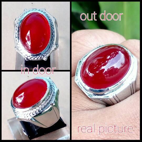 NEW Promo Perhiasan BATU CINCIN AKIK RED BARON TOP QUALITY Murah