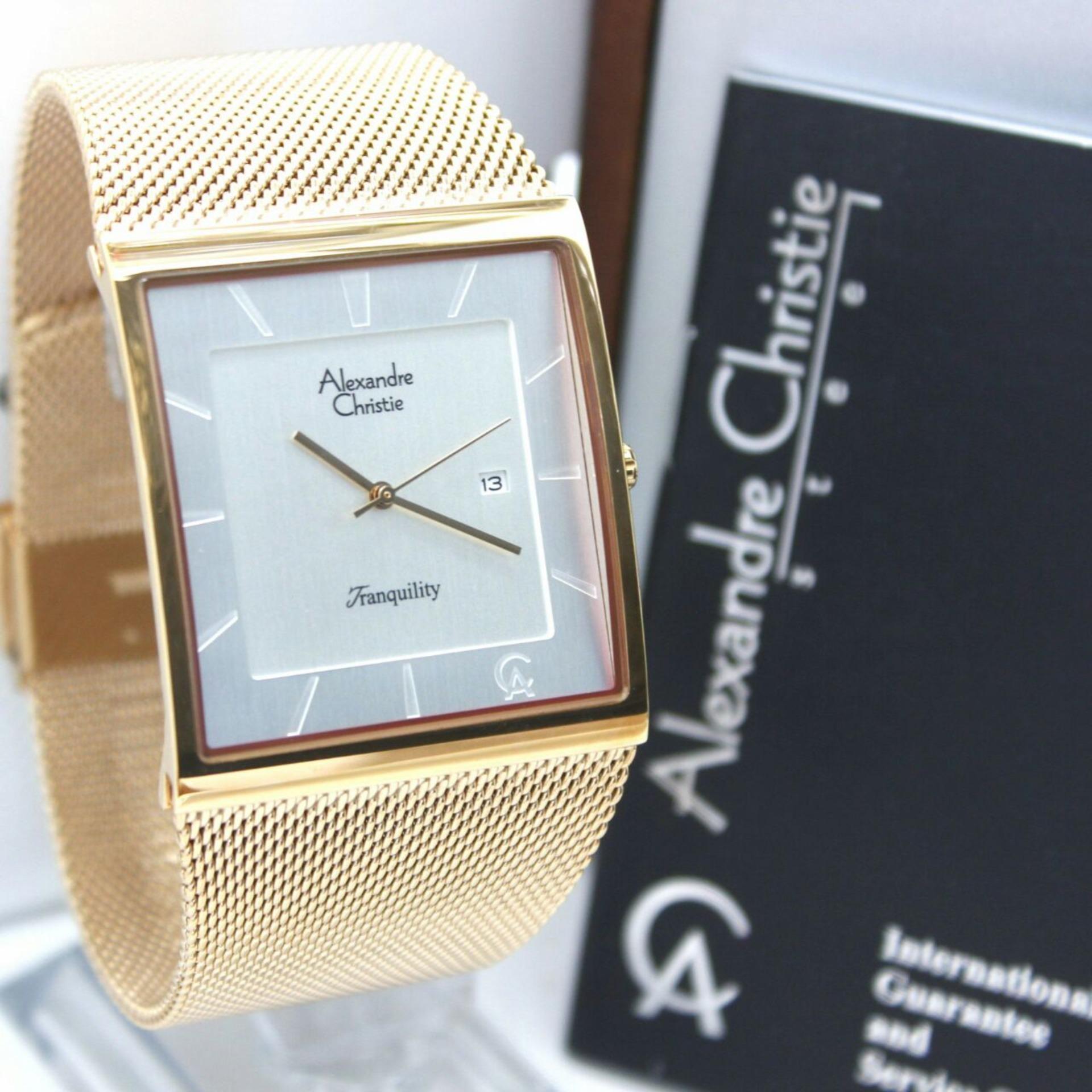 Alexandre Christie AC8333OS - Jam Tangan Fashion Wanita Murah - Rantai Pasir