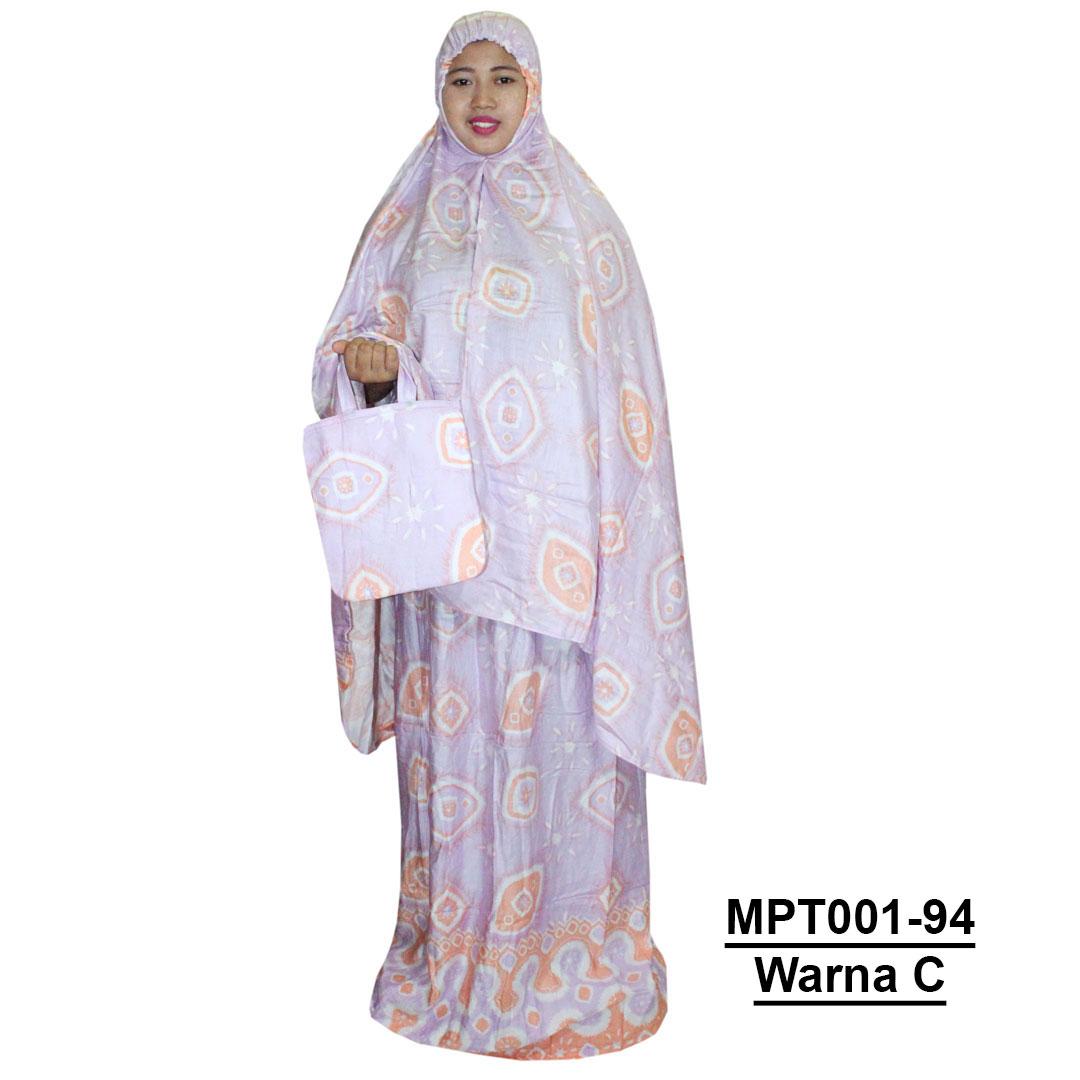 Mukena Bali, Mukena Batik, Mukena Dewasa Bahan Rayon (MPT001-94) Batik Alhadi