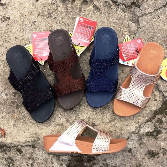 Promo Fitflop / Sandal Fitflop / Sendal Fitflop / Fitflop Bosch Crystal Gratis Ongkir