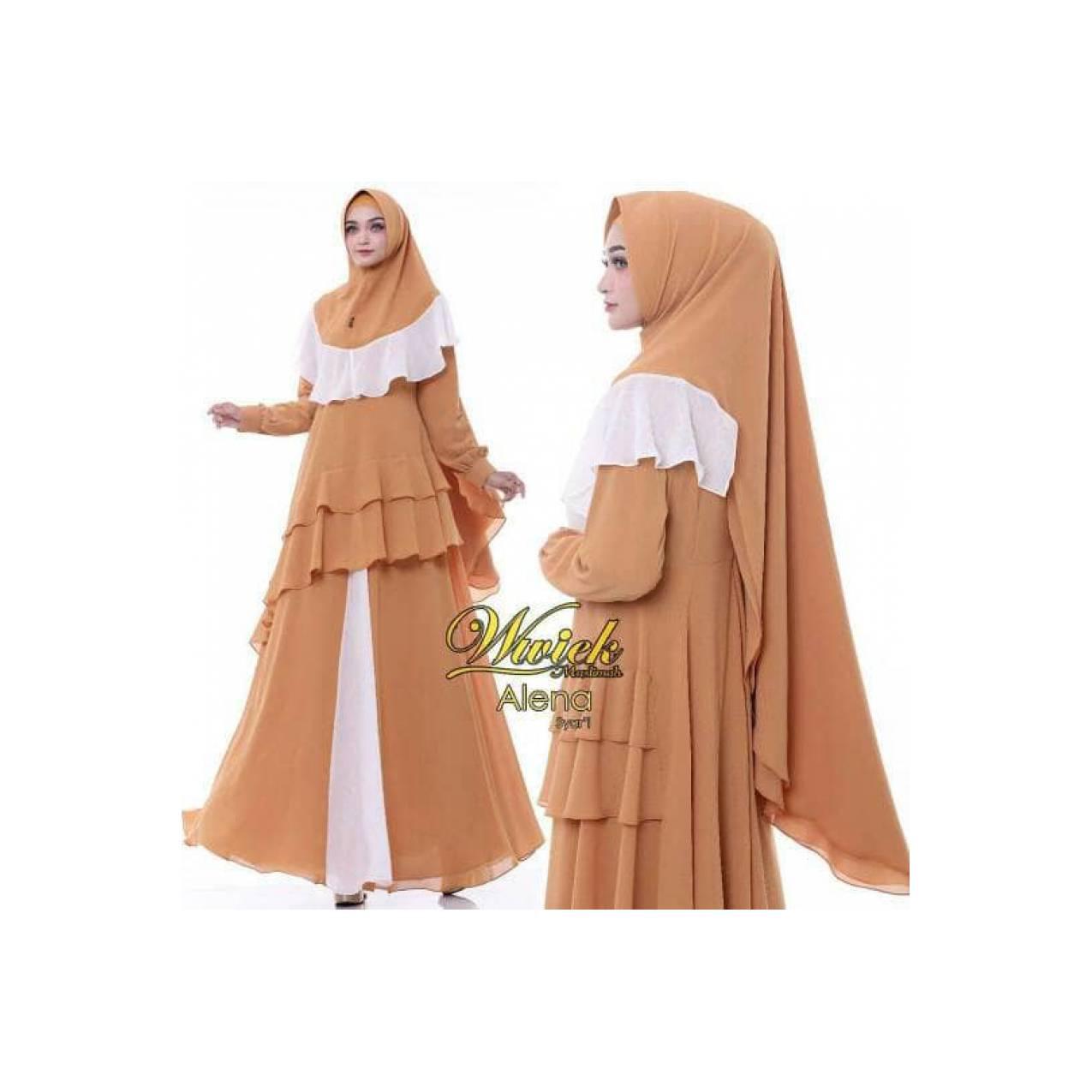Gamis ALENA SET SYARI by Wwiek muslimah