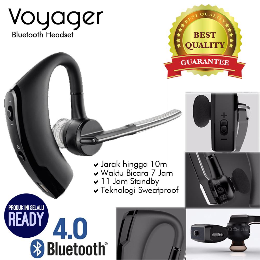 uNiQue Headset Bluetooth Voyager Legend HD Voice V4 For Smartphone Iphone Samsung Xiaomi Oppo Vivo Huawei