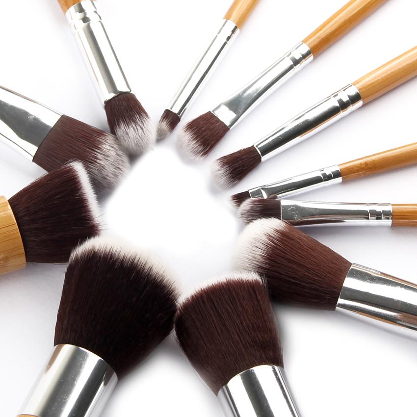 Vienna Linz Kuas Make Up Cosmetic Brush Professional 11 Set with Pouch Bulu Halus Berkualitas - Cream Vienna Linz Kuas Make Up Cosmetic Brush Professional 11 Set with Pouch Bulu Halus Berkualitas - Cream
