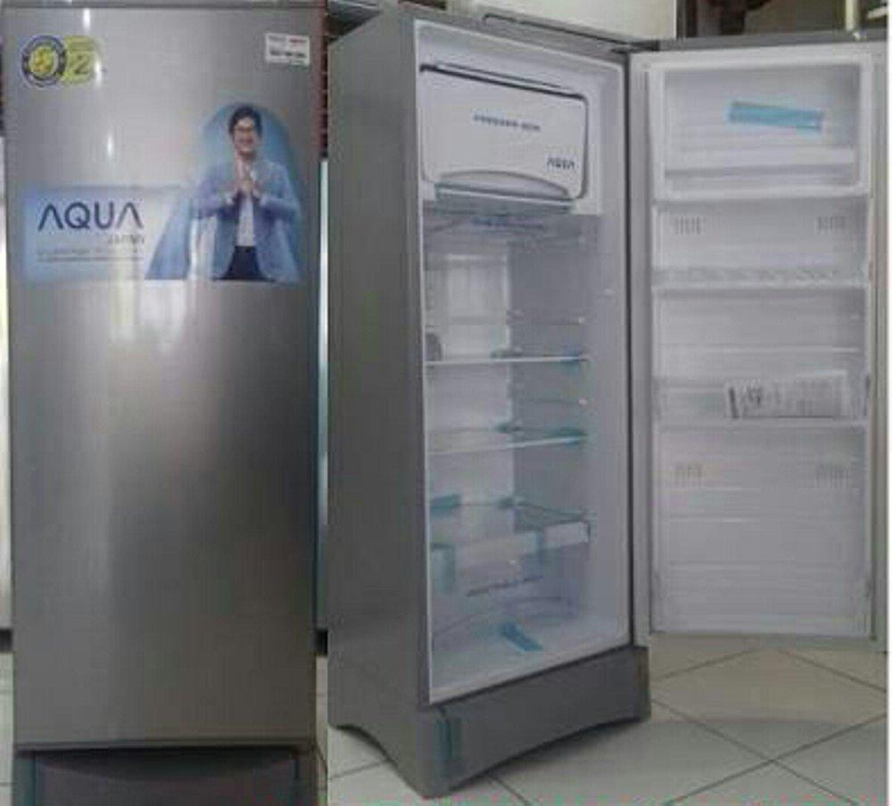Lemari es Aqua Japan ex Sanyo type 190 HARGA TERMURAH (GARANSI RESMI PABRIK compresor 5+2tahun )