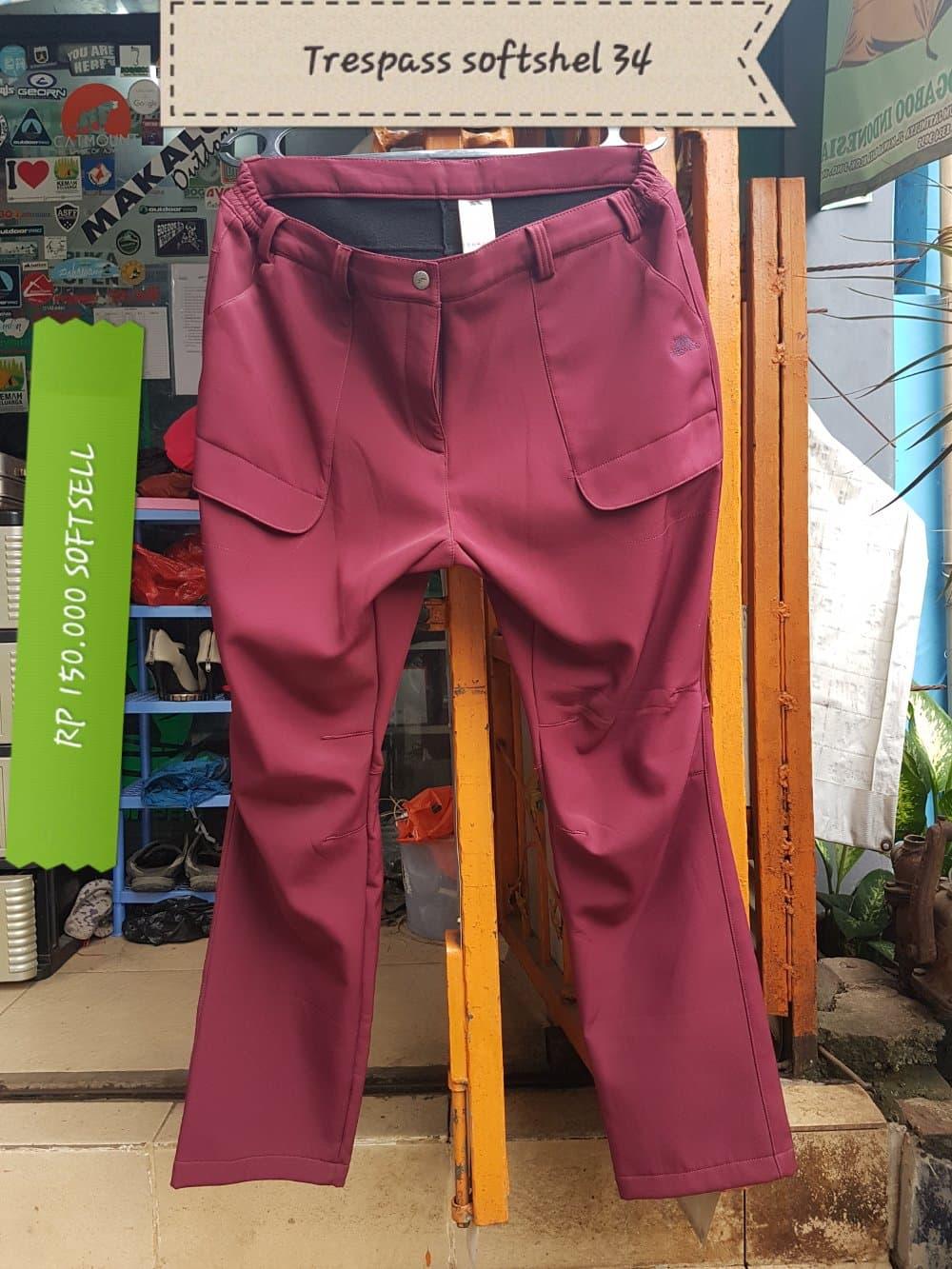 celana panjang TRESPASS softsel size 34 BUKAN rei eiger Murah