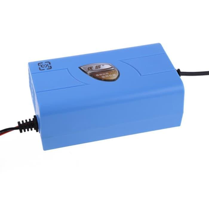 promo Charger Aki Mobil Motor 12V 6A - Blue olx