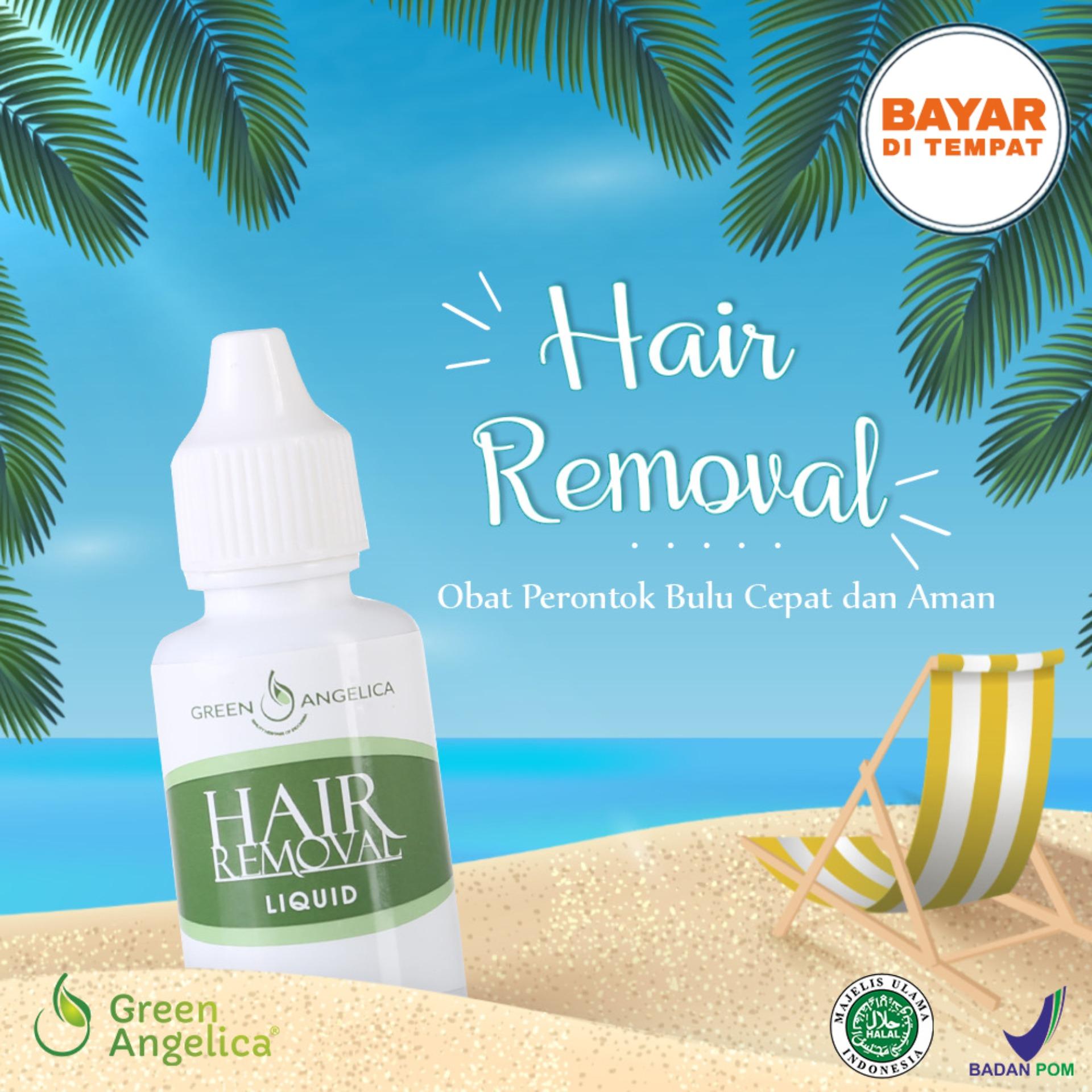 Obat Perontok Bulu Rambut Kaki Tangan Ketiak Kemaluan Tanpa Waxing Bulu Atau Cukur Bulu Yang Membuat Kulit Jadi Lecet Green Angelica Hair Removal Penghilang Bulu Permanen Tanpa Efek Samping