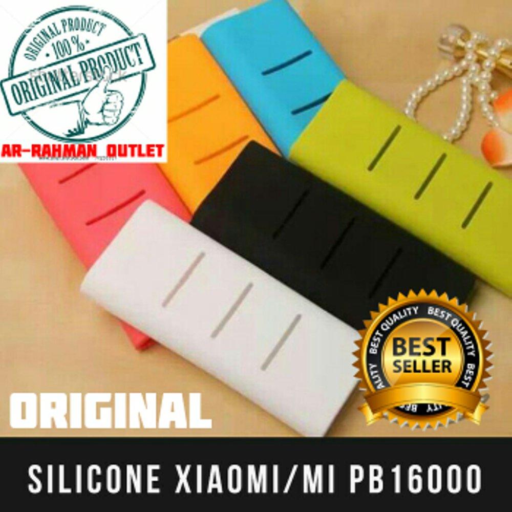 ORIGINAL Silicone Powerbank Mi 16000 mAH cover case power bank Ori Casing Karet Softcase Battery Xiaomi 16000Mah 16.000 MAH (ASLI ADA NO BARCODE) ( PALING MURAH DAN BERKUALITAS) di lapak ARRAHMAN OUTLET raihanalbatawi