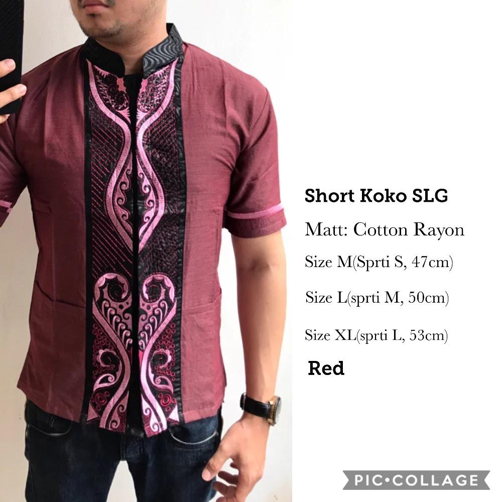 Baju Koko Pendek Short Koko SLG Berkahhoney