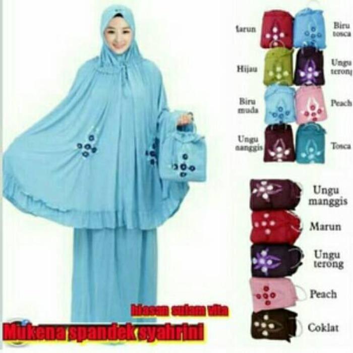 mukena spandek syahrini azzahra