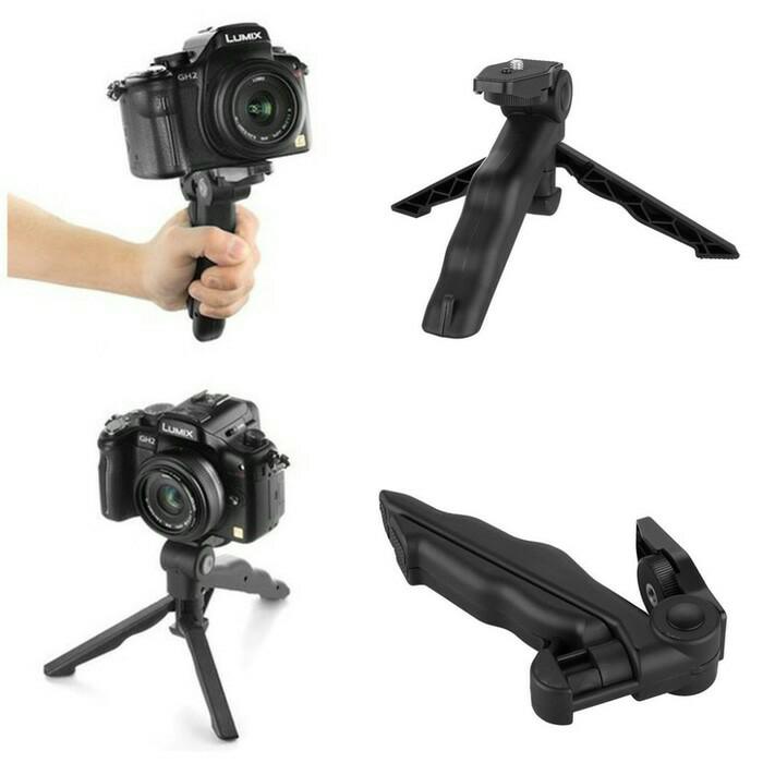 Tripod Kamera 2 in 1 Portable Mini Folding Tripod for DSLR