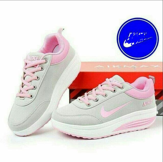 SEPATU WANITA KETS Sneakers Pink SNEAKERS Pink MAROON SEPATU CASUAL SEPATU SPORT MURAH