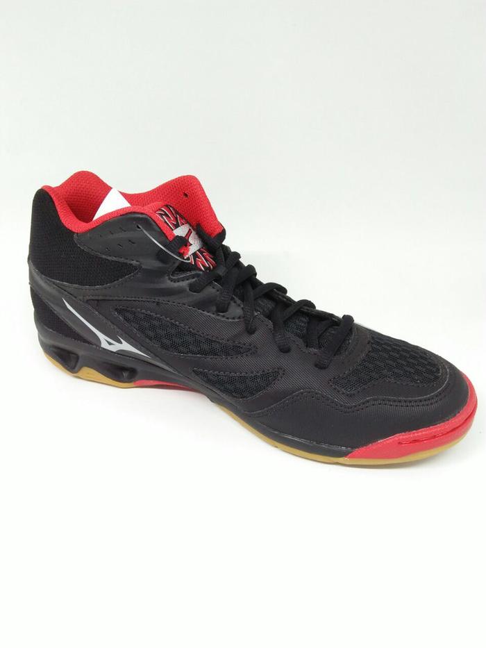 Sepatu volley mizuno original Thunderblade MID black silver red new / Fashion Pria / Sepatu Olahraga / Sepatu Olahraga/ sepatu Jalan Pria / Sepatu Santai / sepatu Running / Sepatu Pria