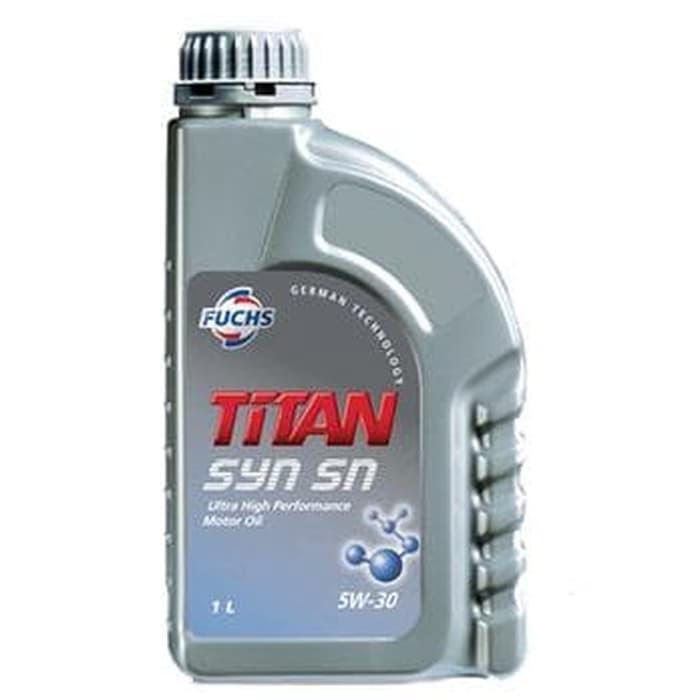 OLI MESIN MOBIL BENSIN FUCHS TITAN SUPER SYN SAE 5W 30 1 LITER