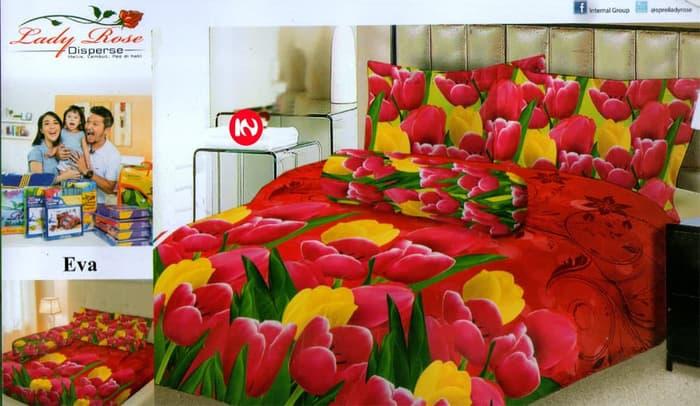 PALING DICARI Sprei Lady Rose 180x200 Rumbai - Eva TERLARIS