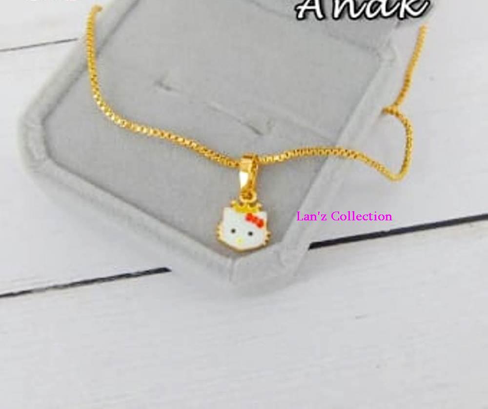 Lan”z Kalung Anak HK White HK2 Titanium 18K