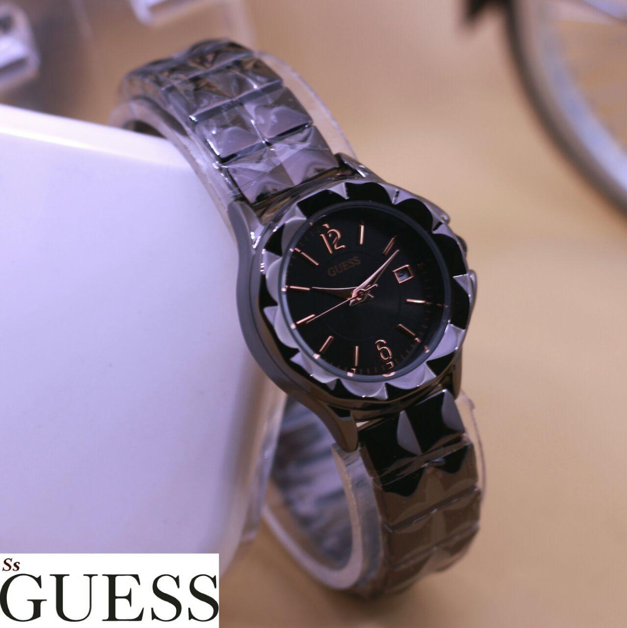 Jam Tangan Wanita Fosil Guess Meghan Markle - Limited Edition Elegan Mewah Series-Pria Wanita Formal Kasual Terbaru-Women Men Trendy Watch-Leather Premium Strap-Kulit Stainless Kekinian Sporty Fashionable Free 2 Sony Battery & Exclusives Autenthic Box