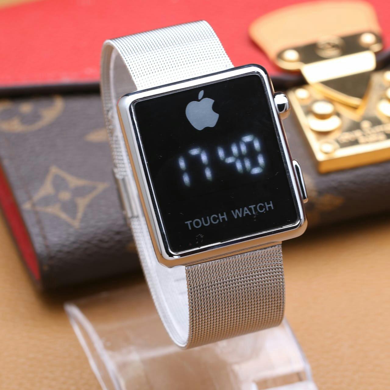 Jam Tangan Iphone Tali Rantai Pasir LED Touch screen segi empat best seller