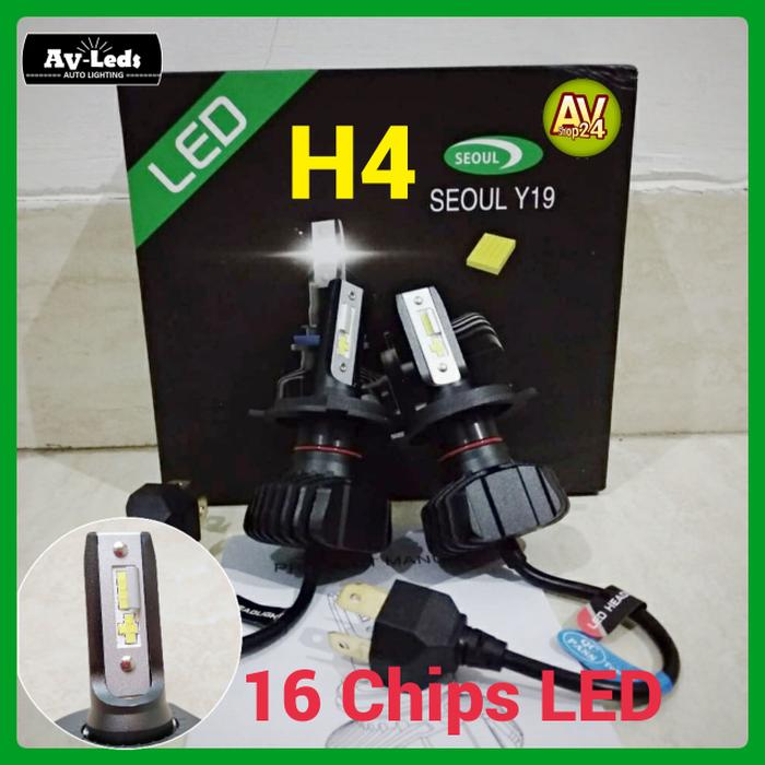 Best Quality LAMPU LED MOBIL H4 CSP S1+ Super Terang
