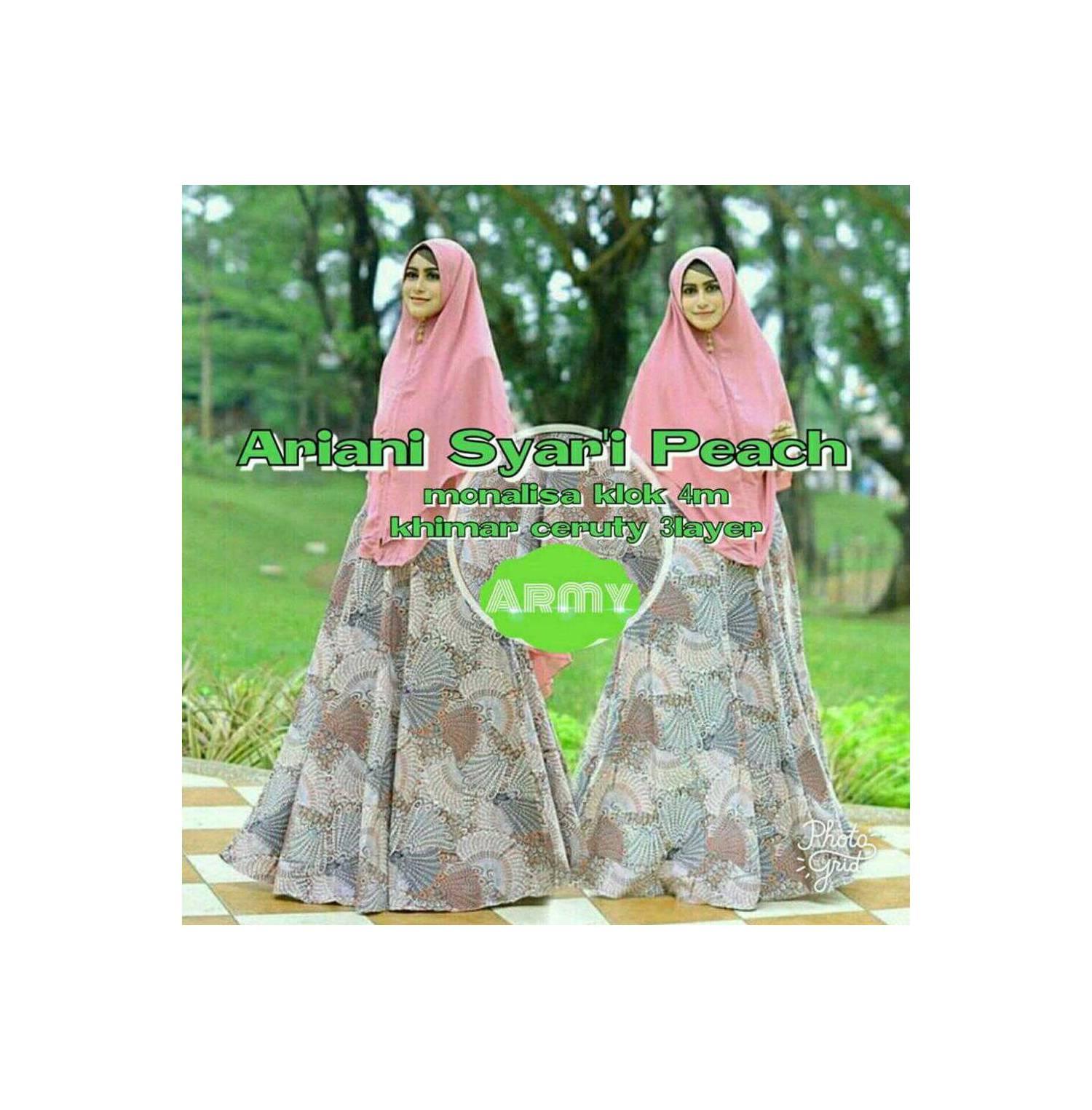 Wanita Muslim model baju muslim gamis terbaru dan modern ARIANI SYARI