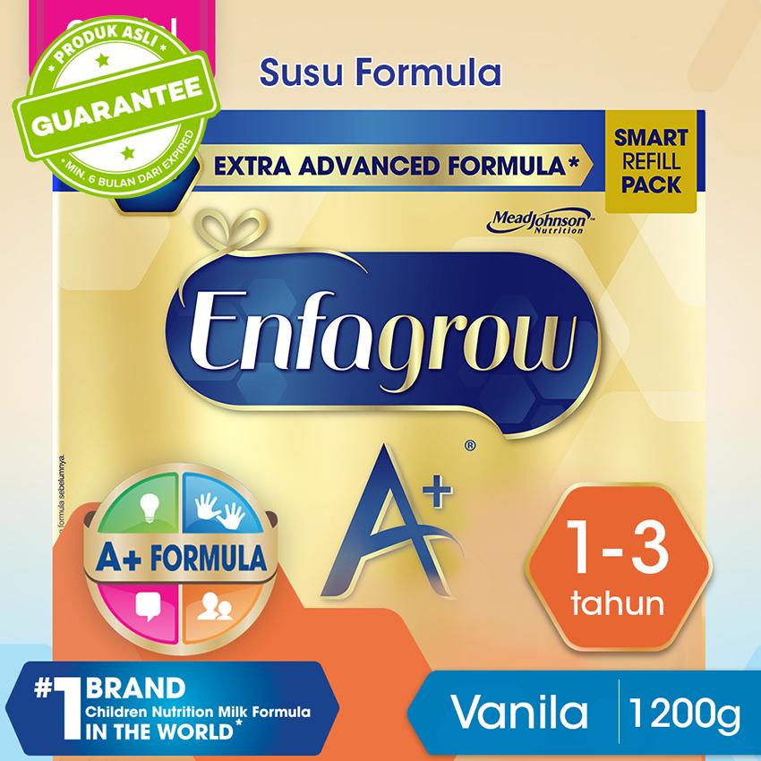 Enfagrow A+ 3 Susu Formula Pertumbuhan Batita - Vanila - 1200g