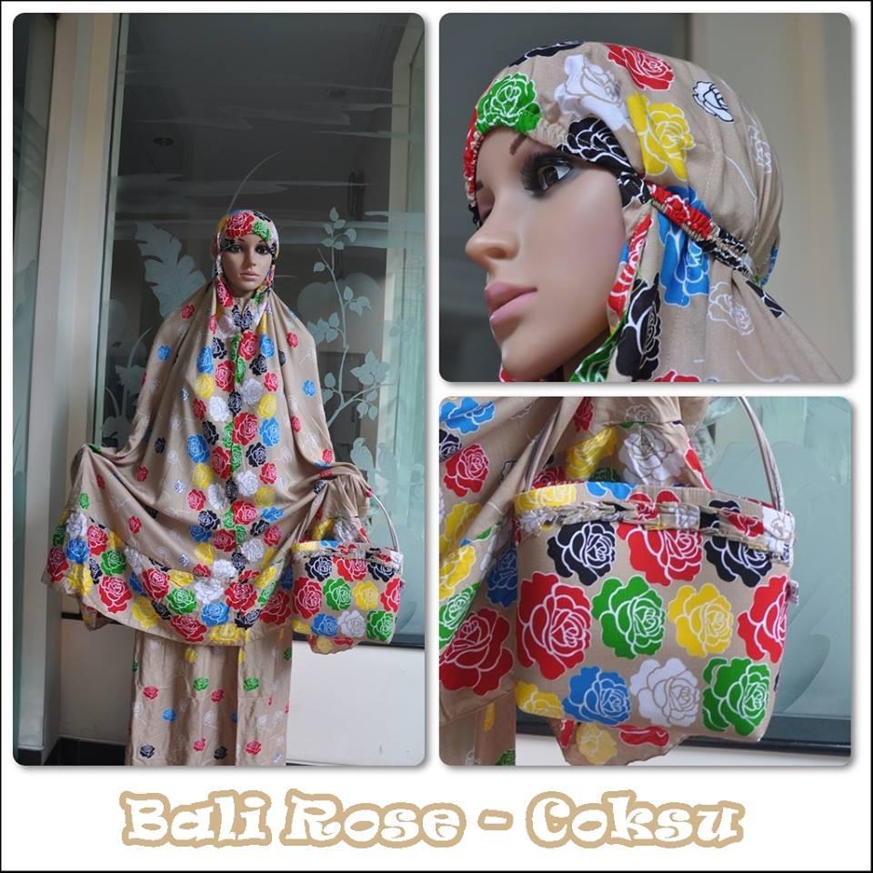 TERMURAH/JUAL MUKENA BALI DEWASA ROSE UNGU