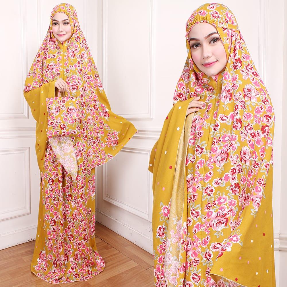 yuna-mukenah dewasa mukena muslimah sarung perlengkapan shalat rayon bali sakura