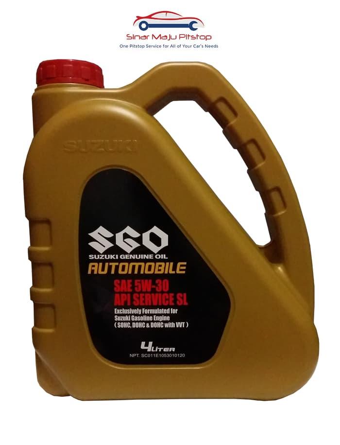 Suzuki Genuine Oil SGO 5W-30 Synthetic Oli Mobil Bensin 4 Ltr Original