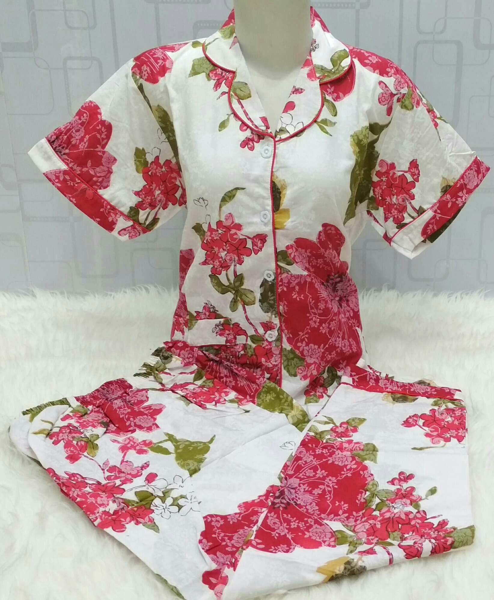 Fjkshop fashion wanita pakain baju tidur modep piyama model satin dan katun celana panjang Sleepwear, enak buat tidur dengan motif yang cakep dan bahan yang membuat tidur anda nyaman dan nyenyak