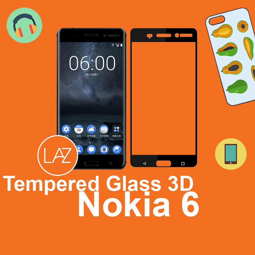 Original Star Tempered Glass 3D Full Nokia 6