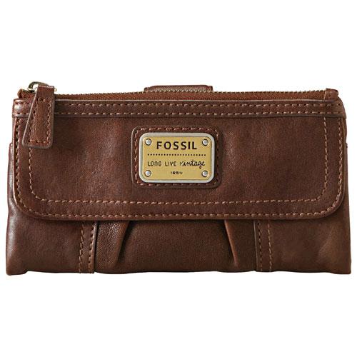 Fossil Dompet Emory Espresso Coklat Tua Authentic Original Asli USA Store