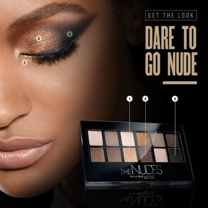 MAYBELLINE THE NUDES EYESHADOW PALETTE TERLARIS