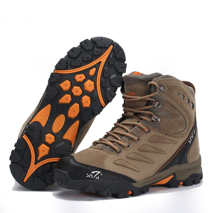Sepatu Gunung Snta 477 Beige/Hiking/Adventure/Outdoor - WU2m51