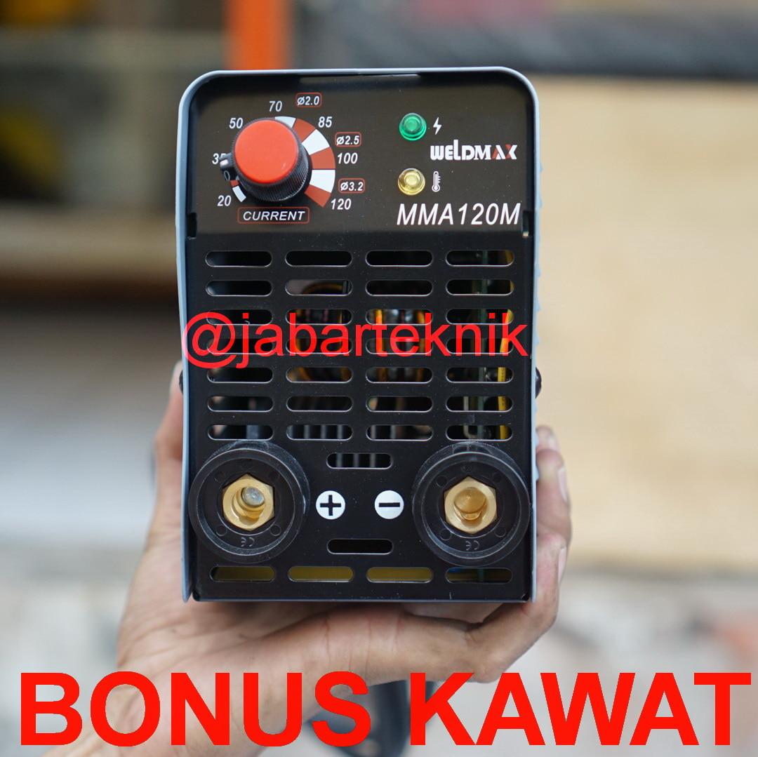 MESIN LAS INVERTER 120 M WELDMAX MINI 900 WATT BONUS KAWAT