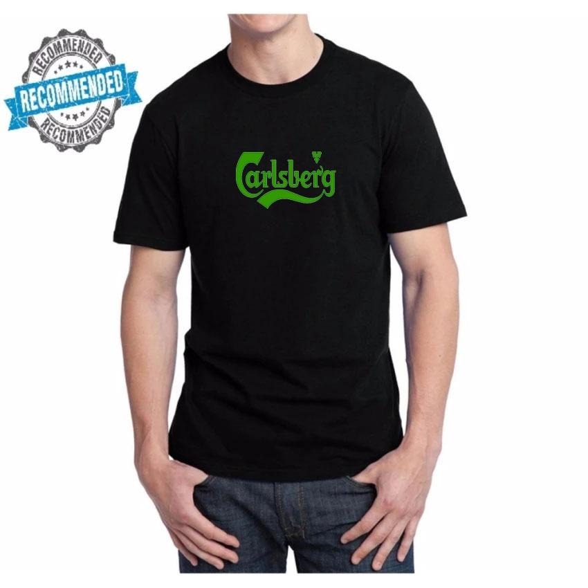 Kaos Pria / Kaos Cowo Kaos Murah Lengan Pendek Beer1 - HItam