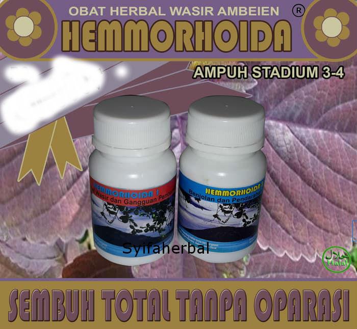 Obat wasir hemmorhoida khusus berdarah non salep